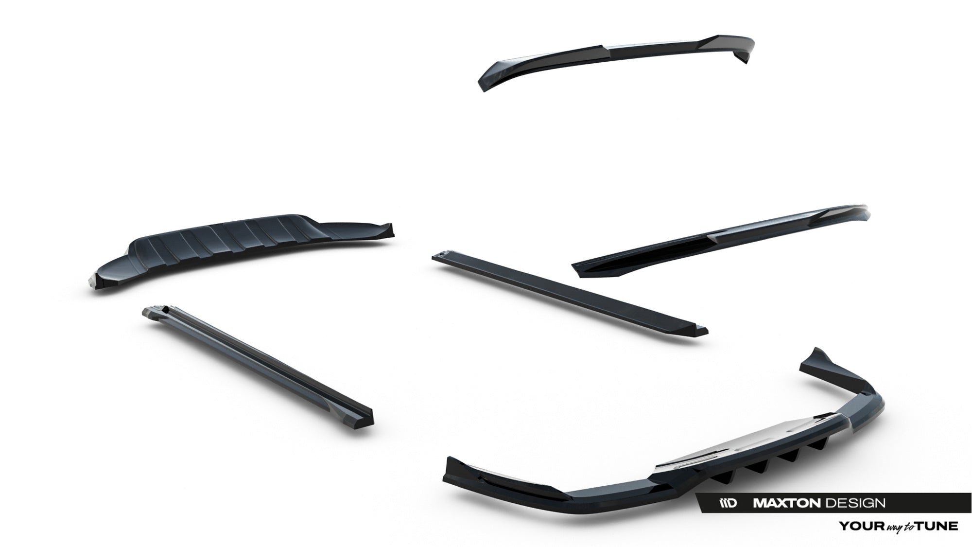 Maxton Design Set Of Splitters para Bentley Bentayga Mk1 - imagen 16
