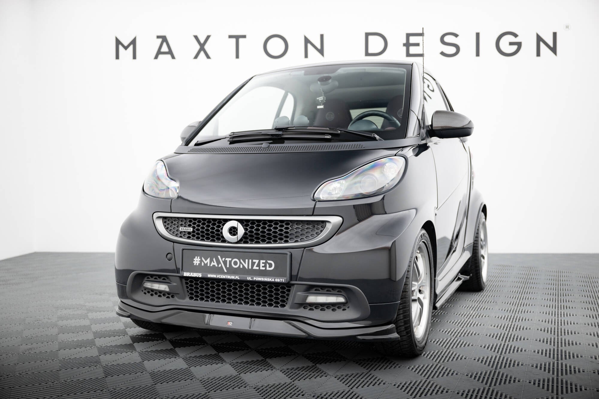 Maxton Design Set Of Splitters para Brabus Smart Fortwo C451 Facelift - imagen 3