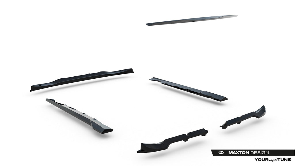 Maxton Design Set Of Splitters para Brabus Smart Fortwo C451 Facelift - imagen 13