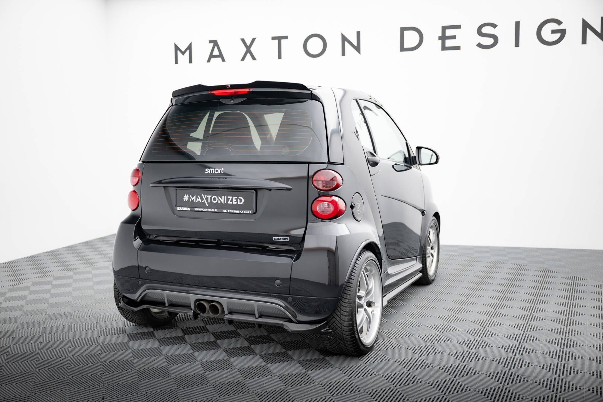 Maxton Design Set Of Splitters para Brabus Smart Fortwo C451 Facelift - imagen 7
