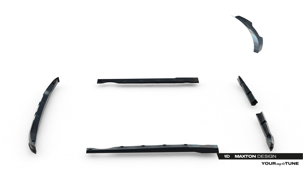 Maxton Design Set Of Splitters para Brabus Smart Fortwo C451 Facelift - imagen 14
