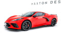 Maxton Design Set Of Splitters para Chevrolet Corvette C8 - imagen 1