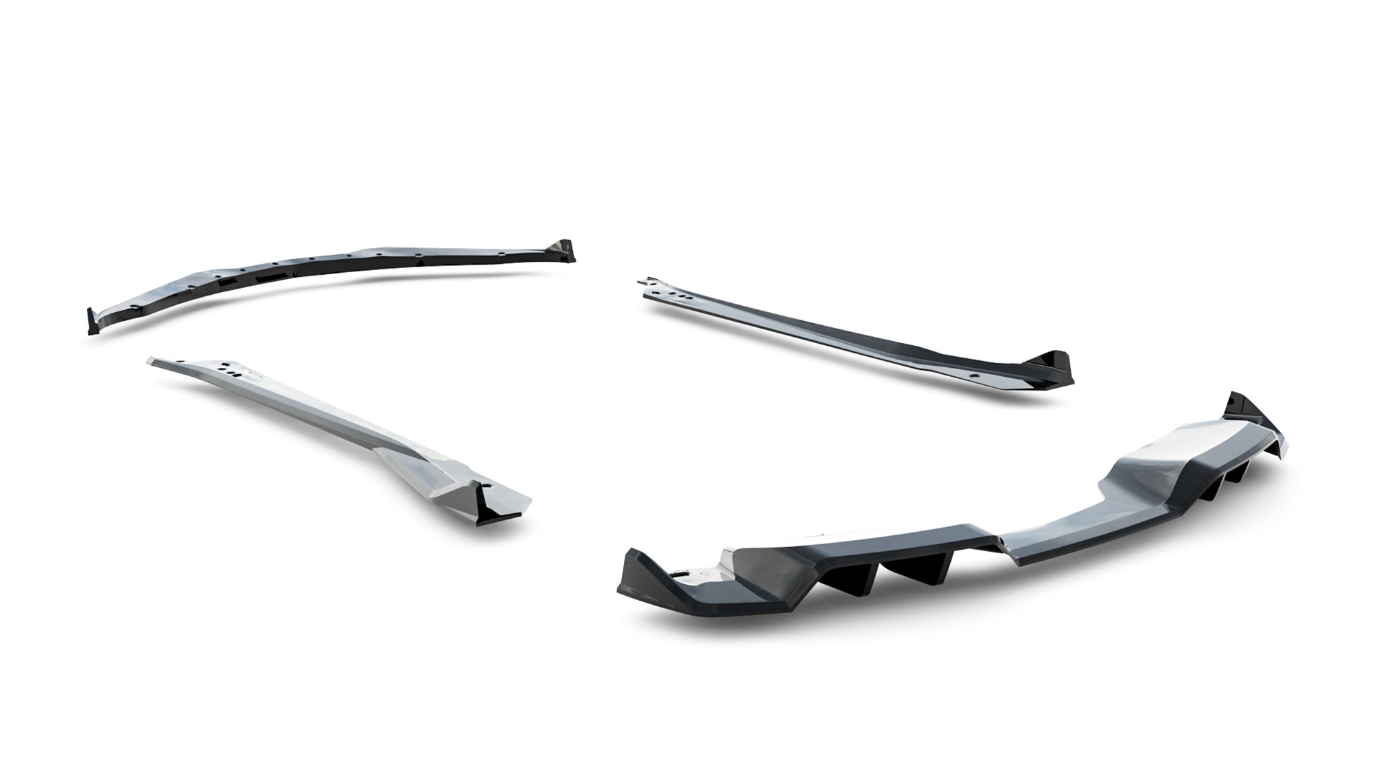 Maxton Design Set Of Splitters para Chevrolet Corvette Stingray C7 - imagen 14