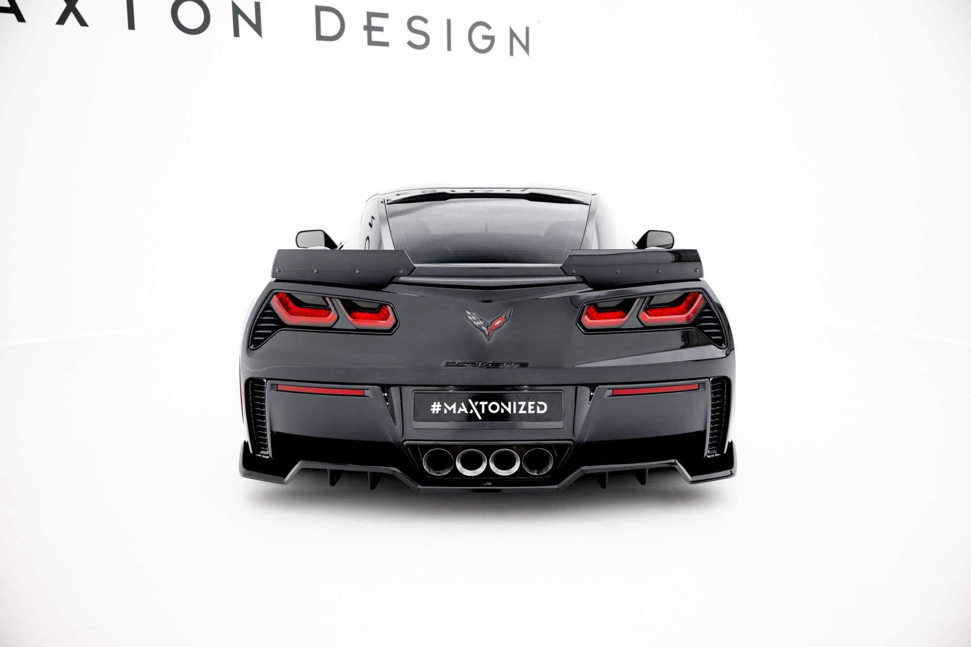Maxton Design Set Of Splitters para Chevrolet Corvette Z06 C7 - imagen 8