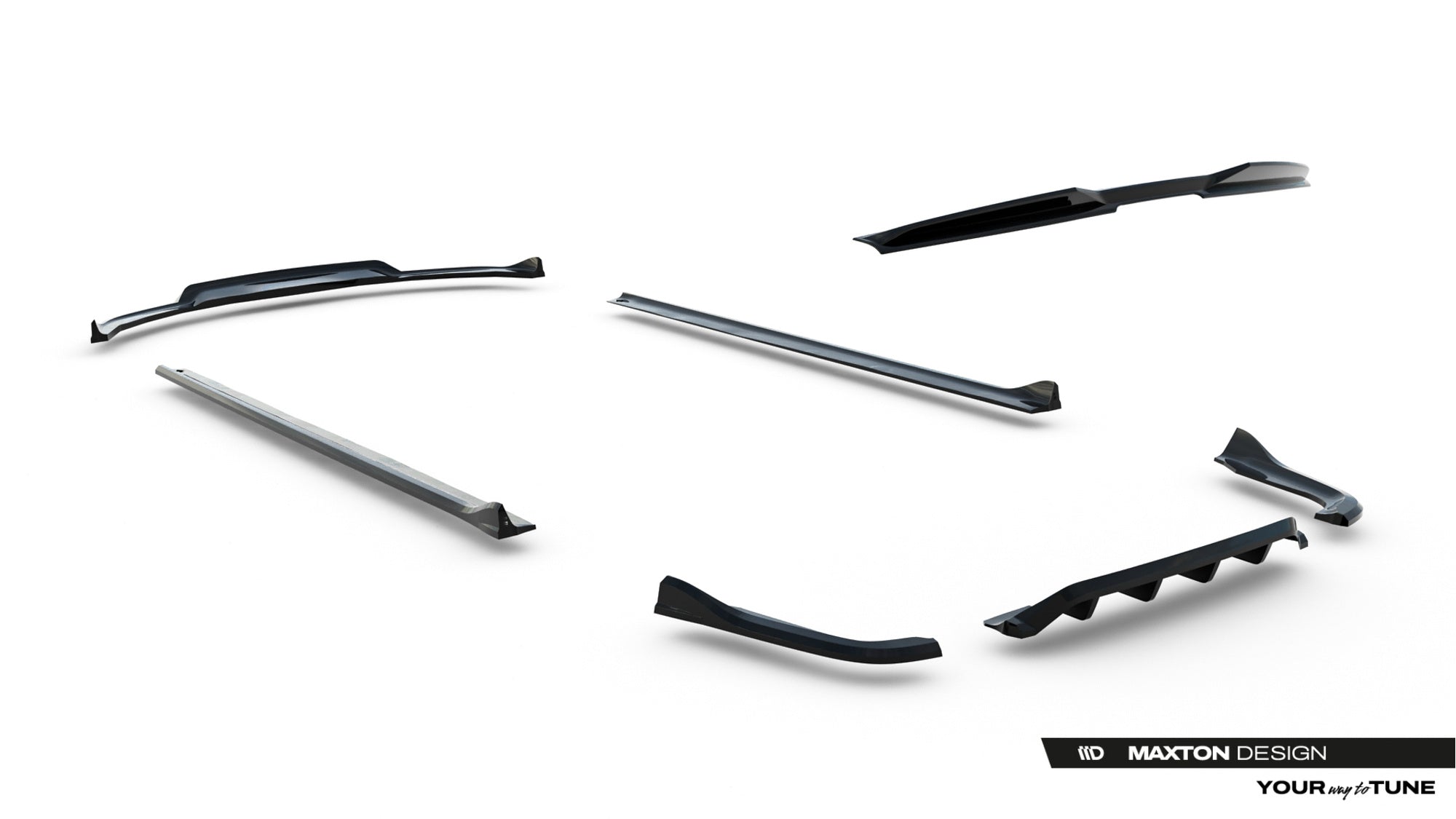 Maxton Design Set Of Splitters para Chrysler 300 Mk2 - imagen 17