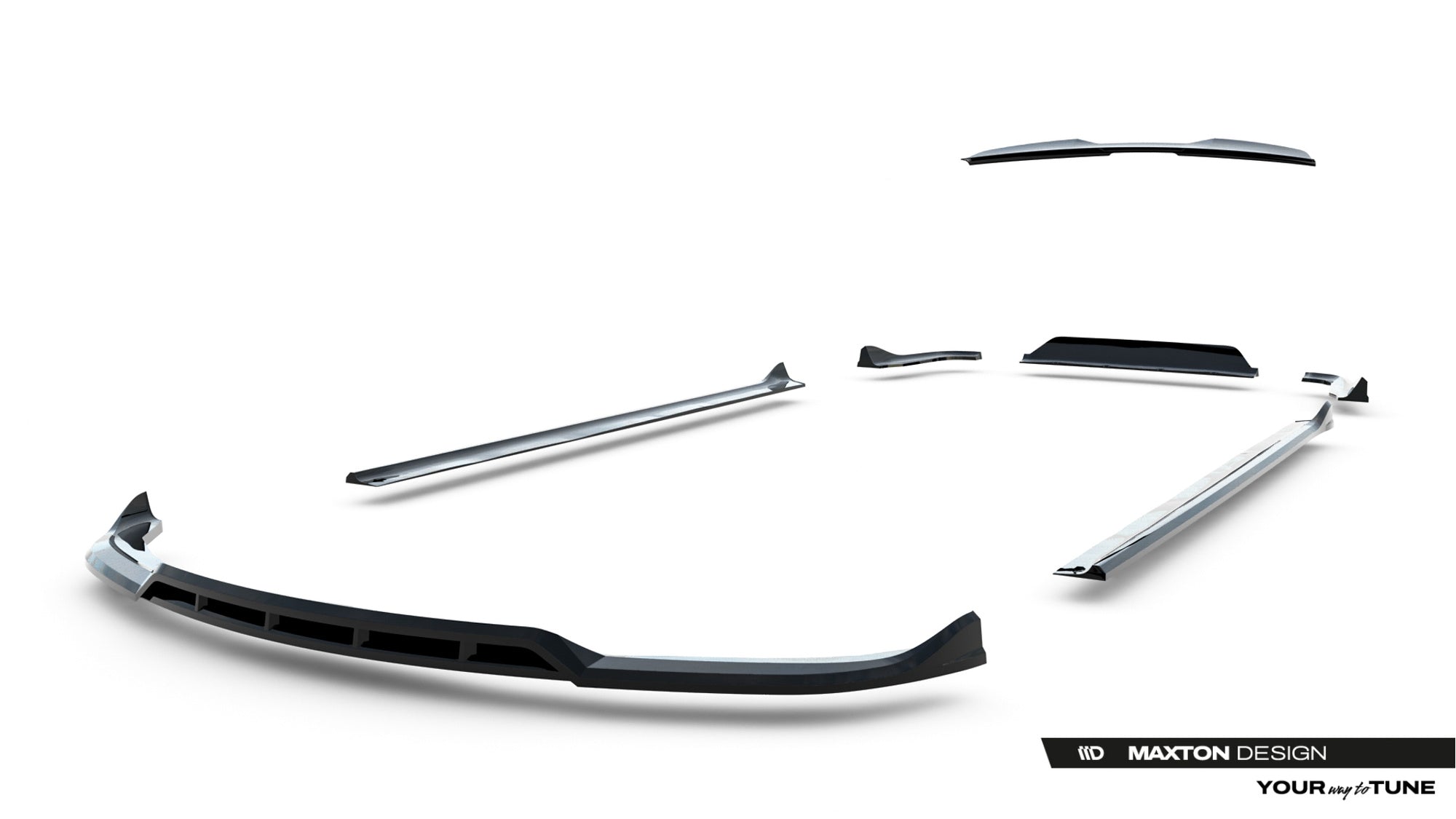 Maxton Design Set Of Splitters para Chrysler 300 Mk2 - imagen 15