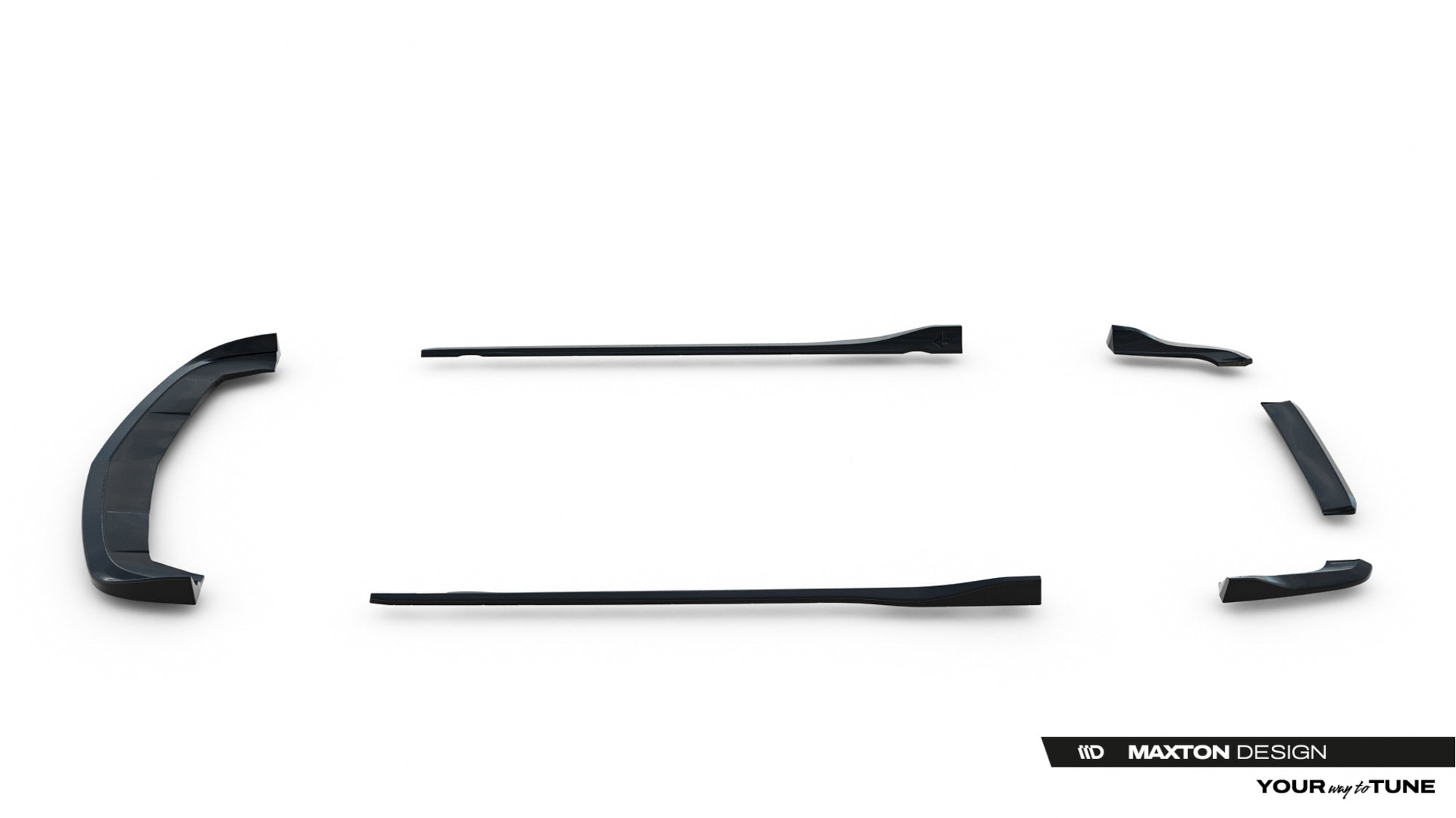 Maxton Design Set Of Splitters para Dodge Challenger RT Mk3 Facelift - imagen 14