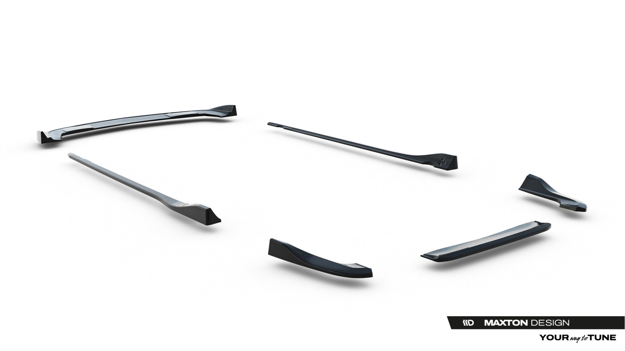 Maxton Design Set Of Splitters para Dodge Challenger RT Mk3 Facelift - imagen 13