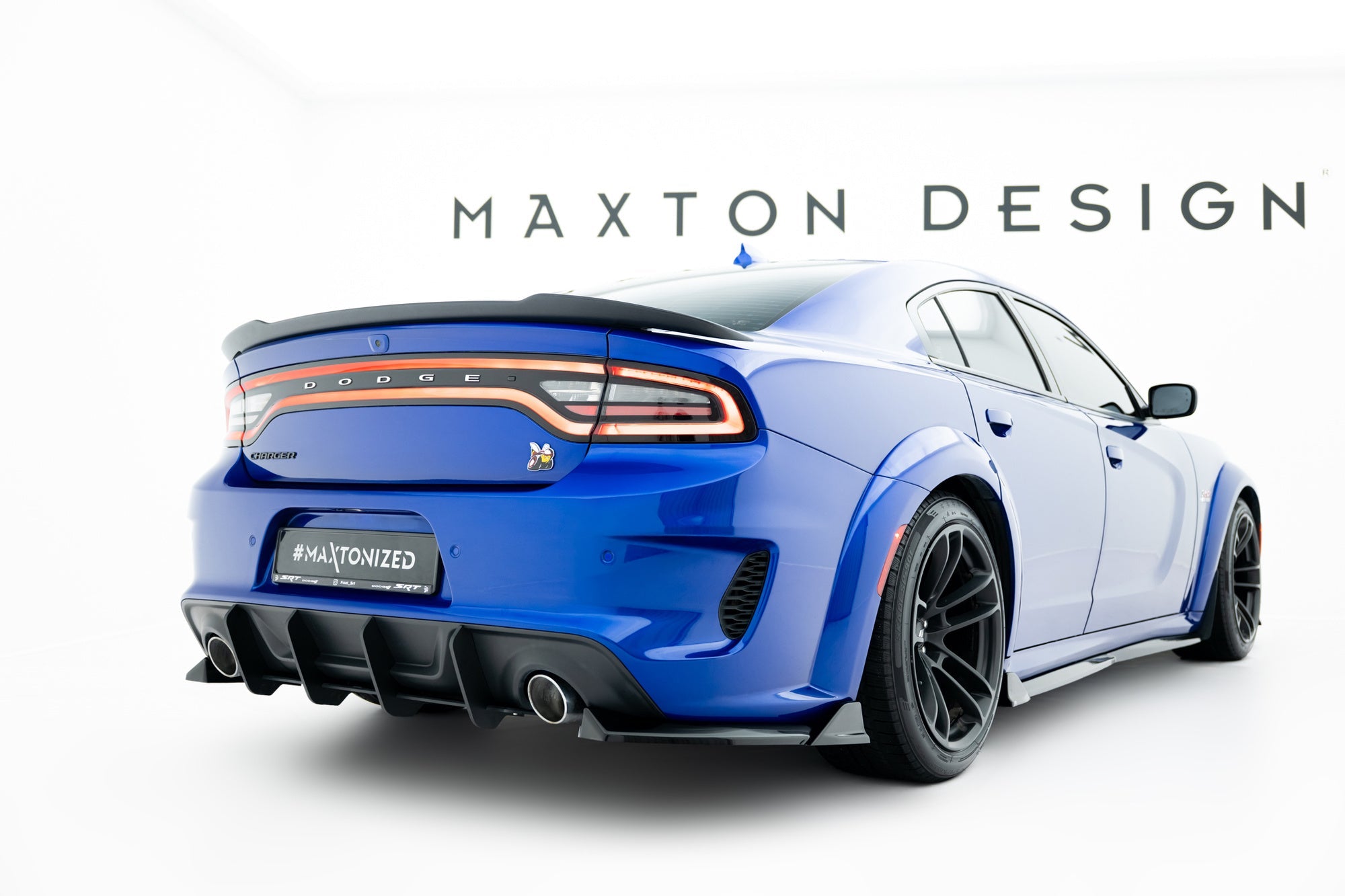Maxton Design Set Of Splitters para Dodge Charger RT Scat Pack Widebody Mk3 Facelift - imagen 9