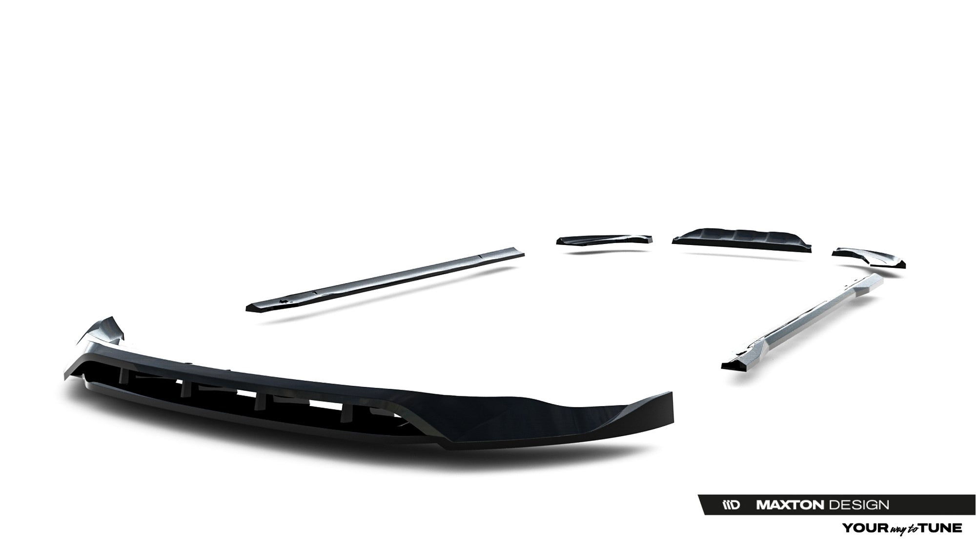 Maxton Design Set Of Splitters para Ford Kuga ST-Line Mk2 Facelift - imagen 23