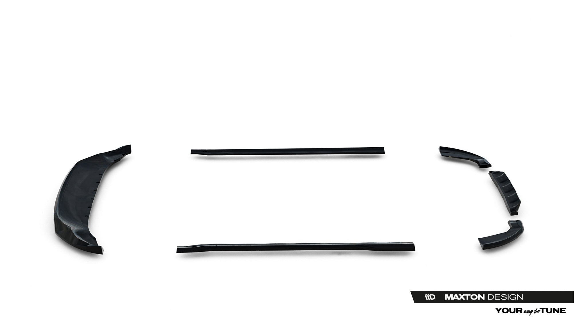 Maxton Design Set Of Splitters para Ford Kuga ST-Line Mk2 Facelift - imagen 24