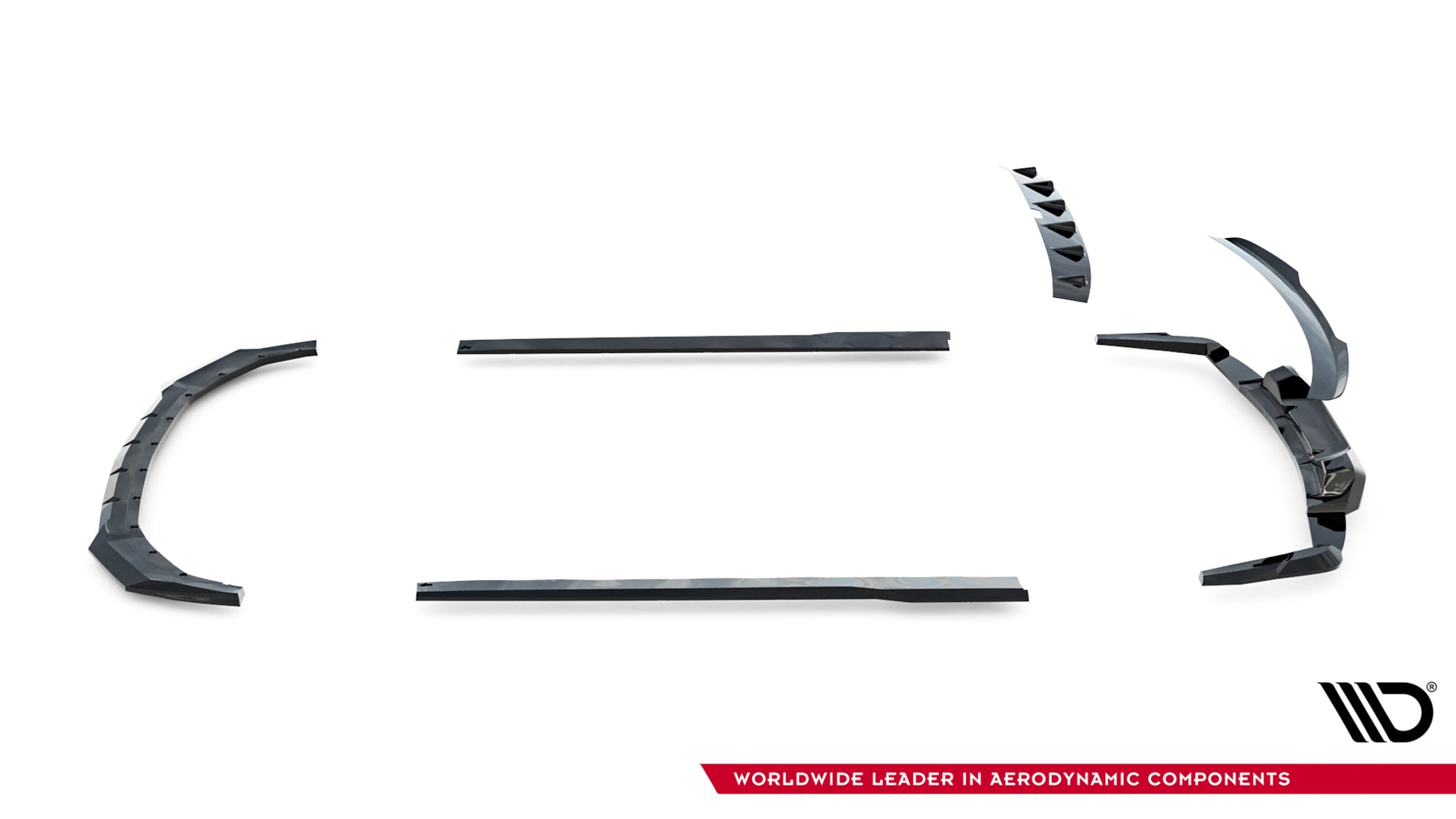 Maxton Design Set Of Splitters para Ford Mustang Dark Horse Mk7 - imagen 20