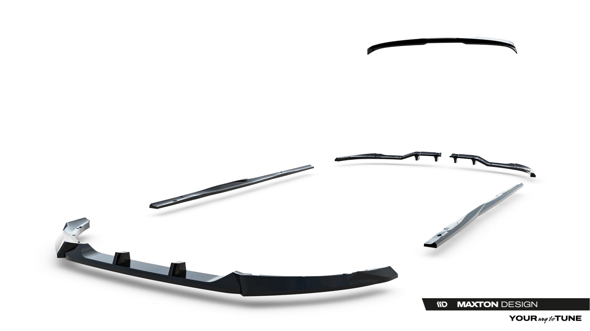 Maxton Design Set Of Splitters para Ford S-Max ST-Line Mk2 Facelift - imagen 20