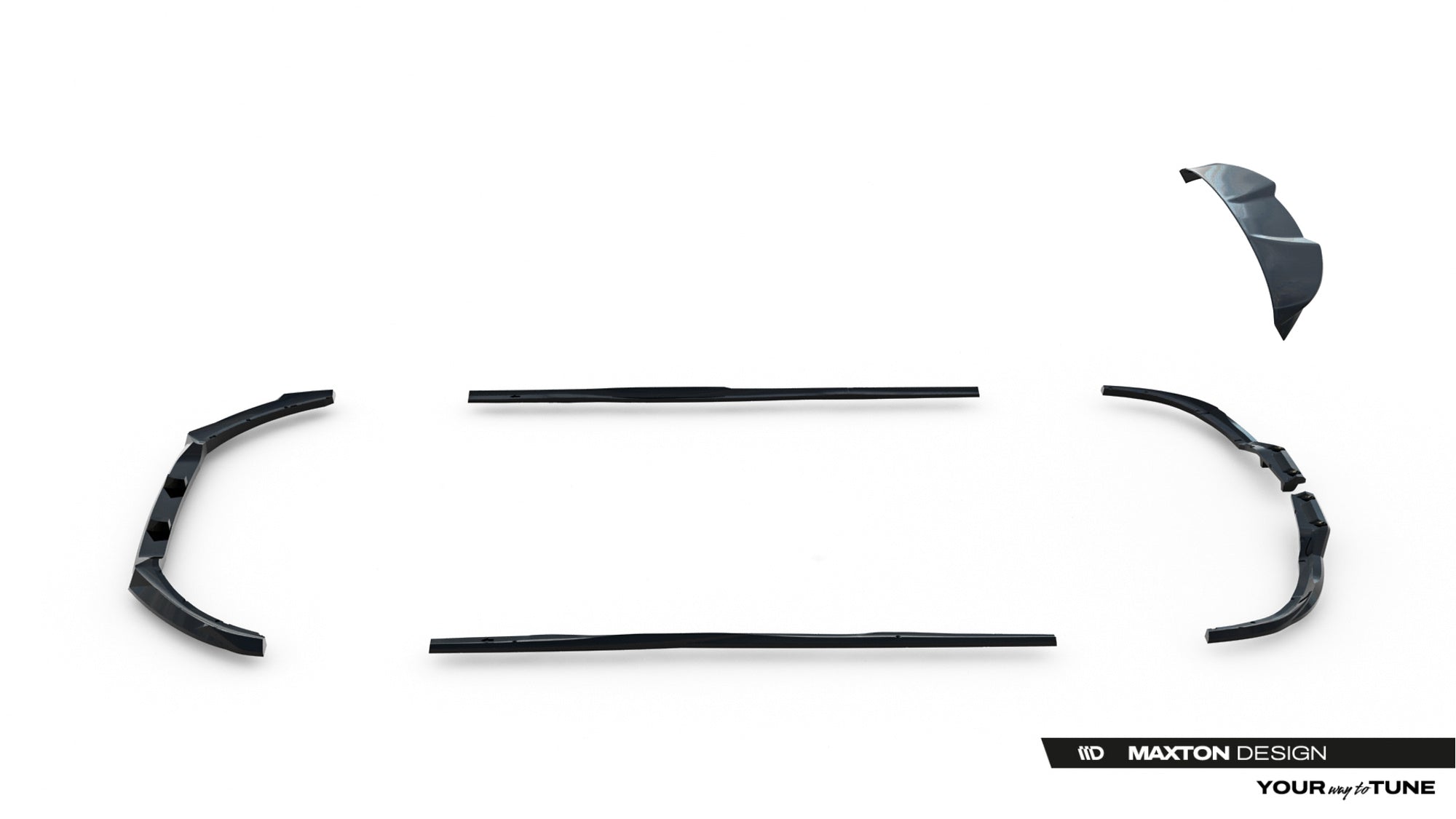 Maxton Design Set Of Splitters para Ford S-Max ST-Line Mk2 Facelift - imagen 21