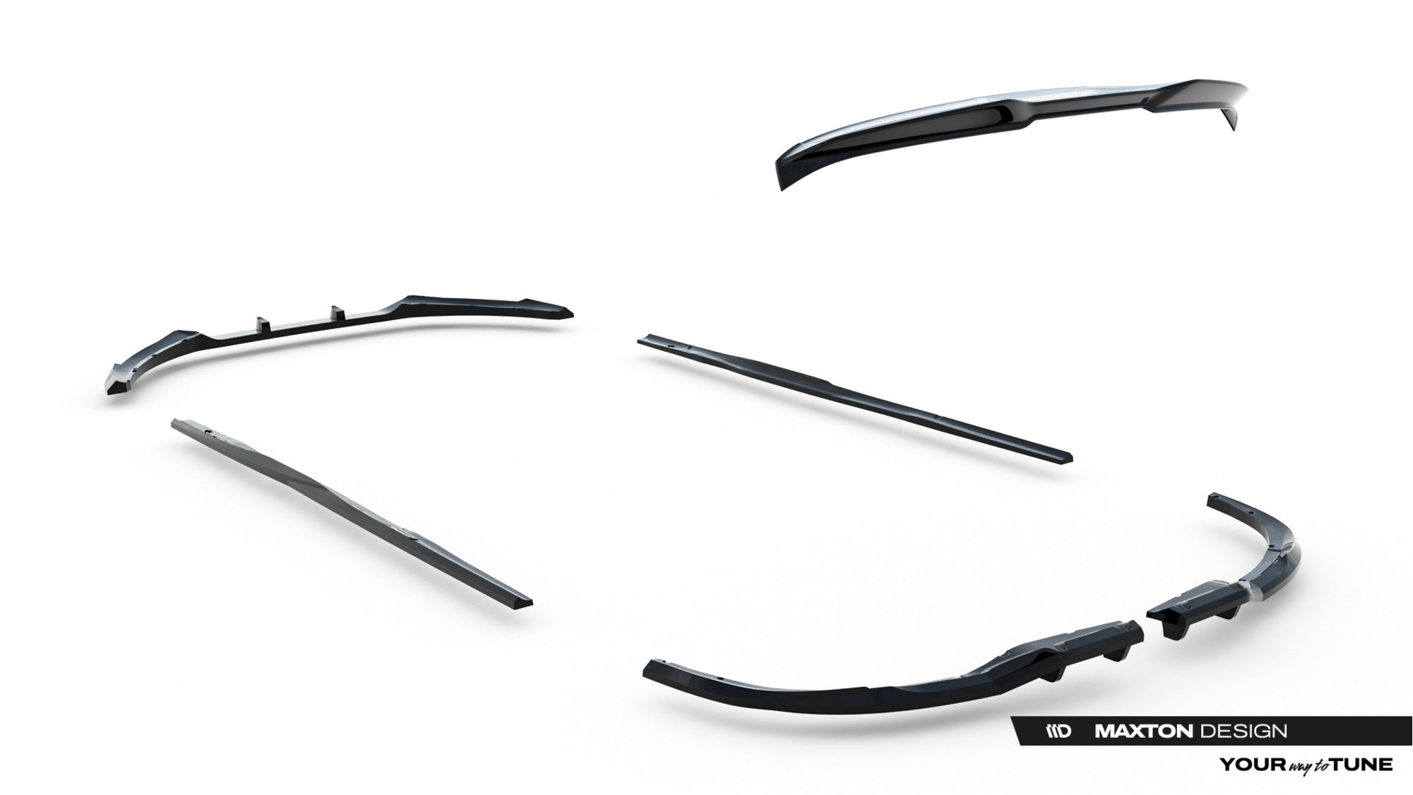 Maxton Design Set Of Splitters para Ford S-Max ST-Line Mk2 Facelift - imagen 22
