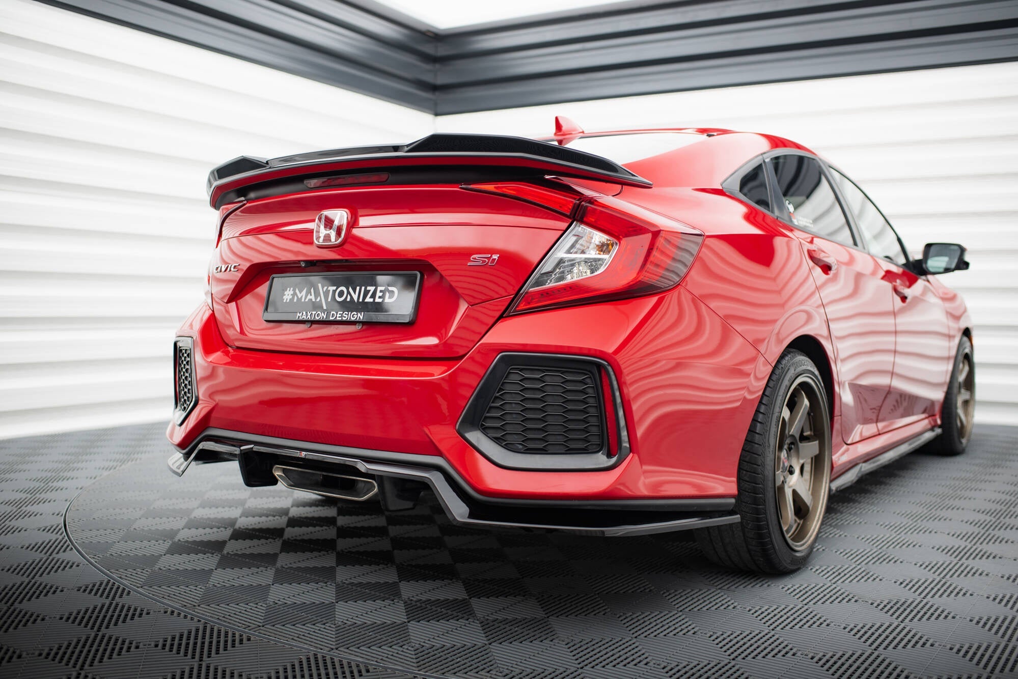Maxton Design Set Of Splitters para Honda Civic SI Mk10 - imagen 9