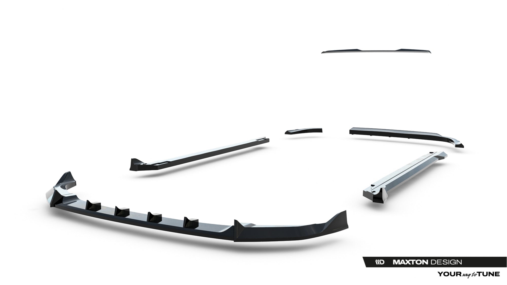 Maxton Design Set Of Splitters para Hyundai Tucson Mk4 Facelift - imagen 19