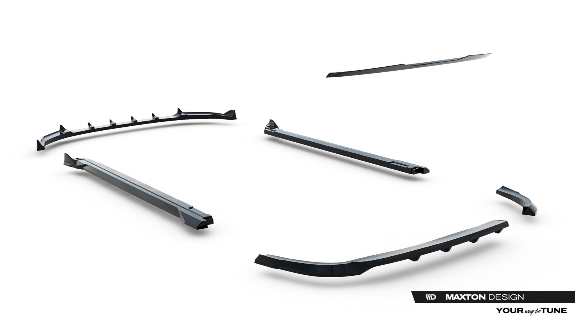 Maxton Design Set Of Splitters para Hyundai Tucson Mk4 Facelift - imagen 21