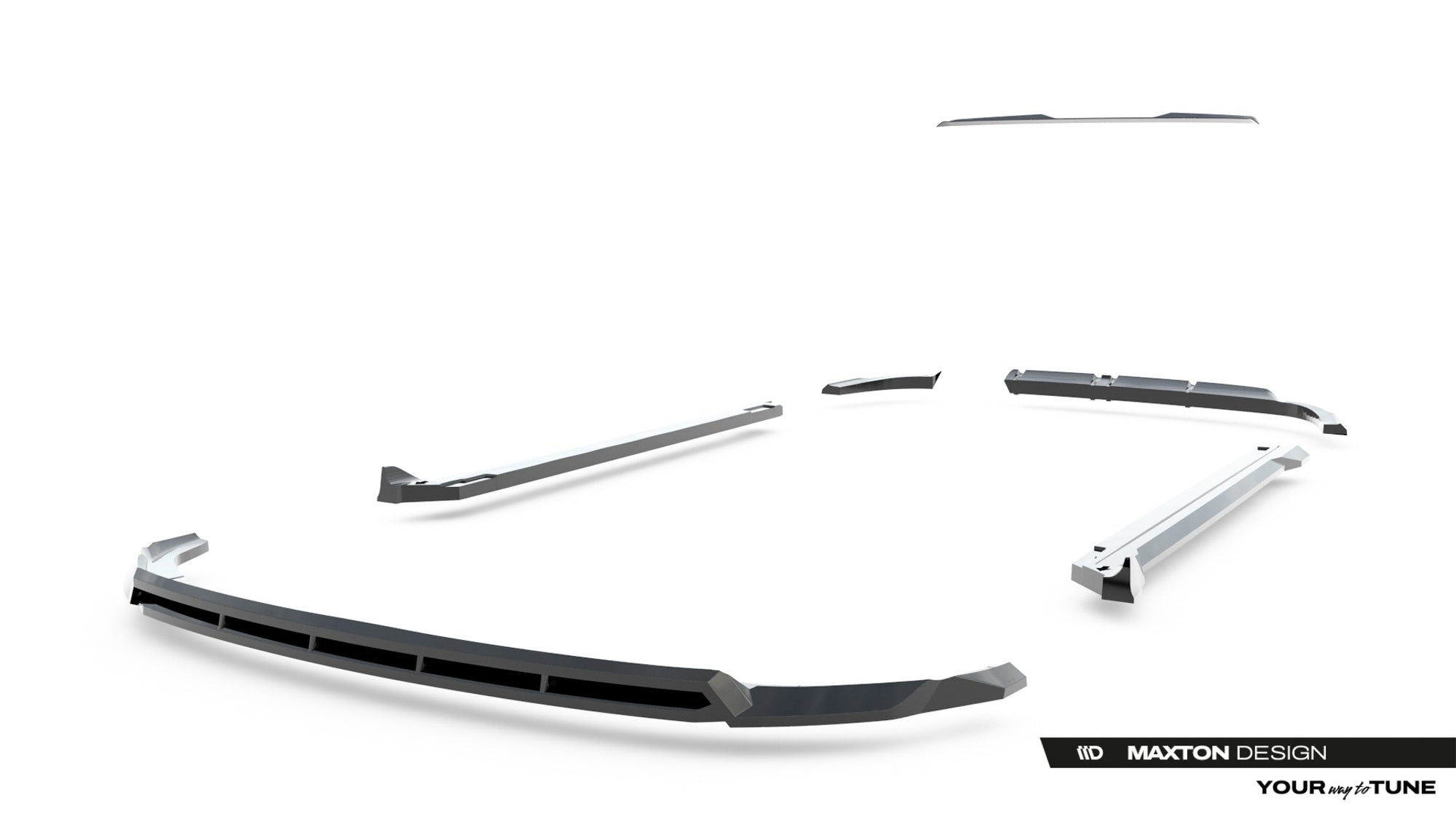 Maxton Design Set Of Splitters para Hyundai Tucson N-Line Mk4 Facelift - imagen 17