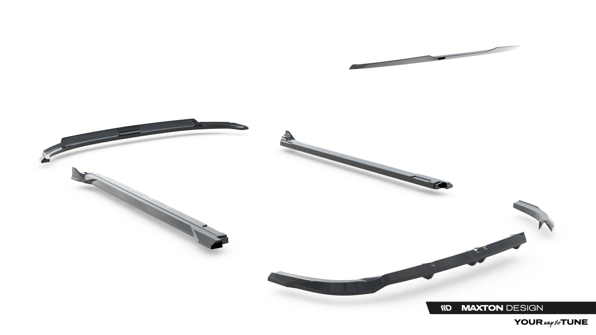Maxton Design Set Of Splitters para Hyundai Tucson N-Line Mk4 Facelift - imagen 19