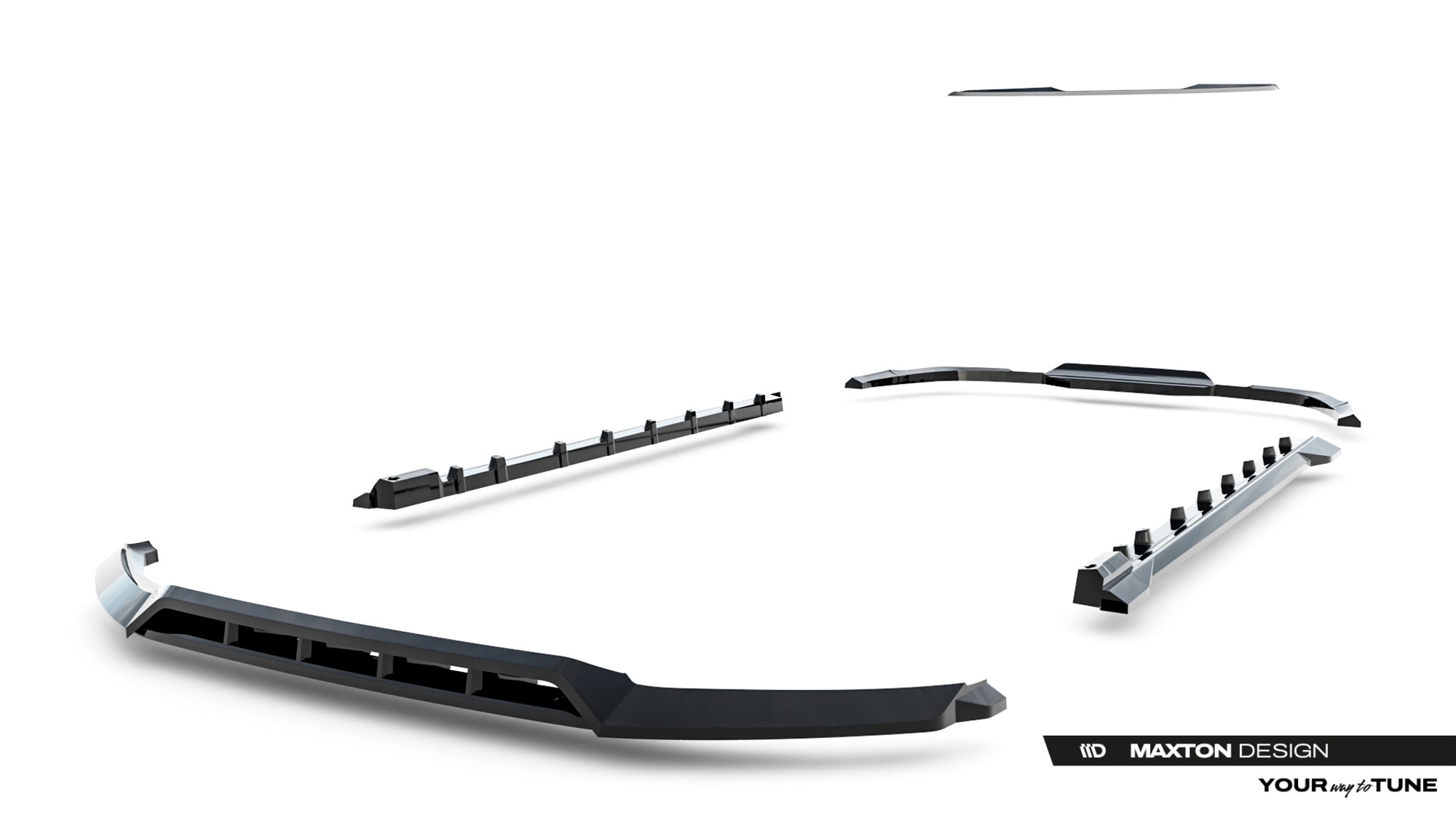 Maxton Design Set Of Splitters para Jaguar F-Pace R-Sport X761 - imagen 13