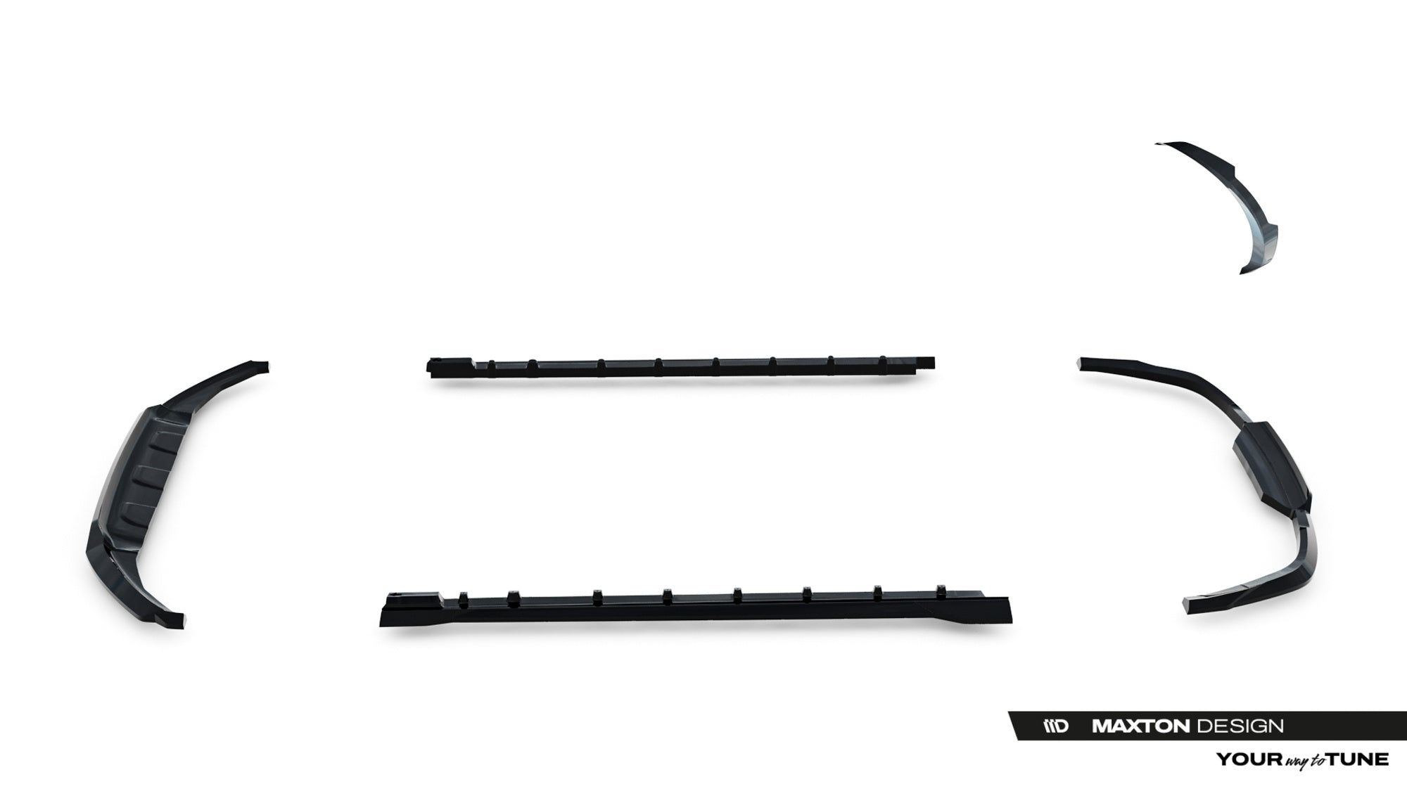 Maxton Design Set Of Splitters para Jaguar F-Pace R-Sport X761 - imagen 14