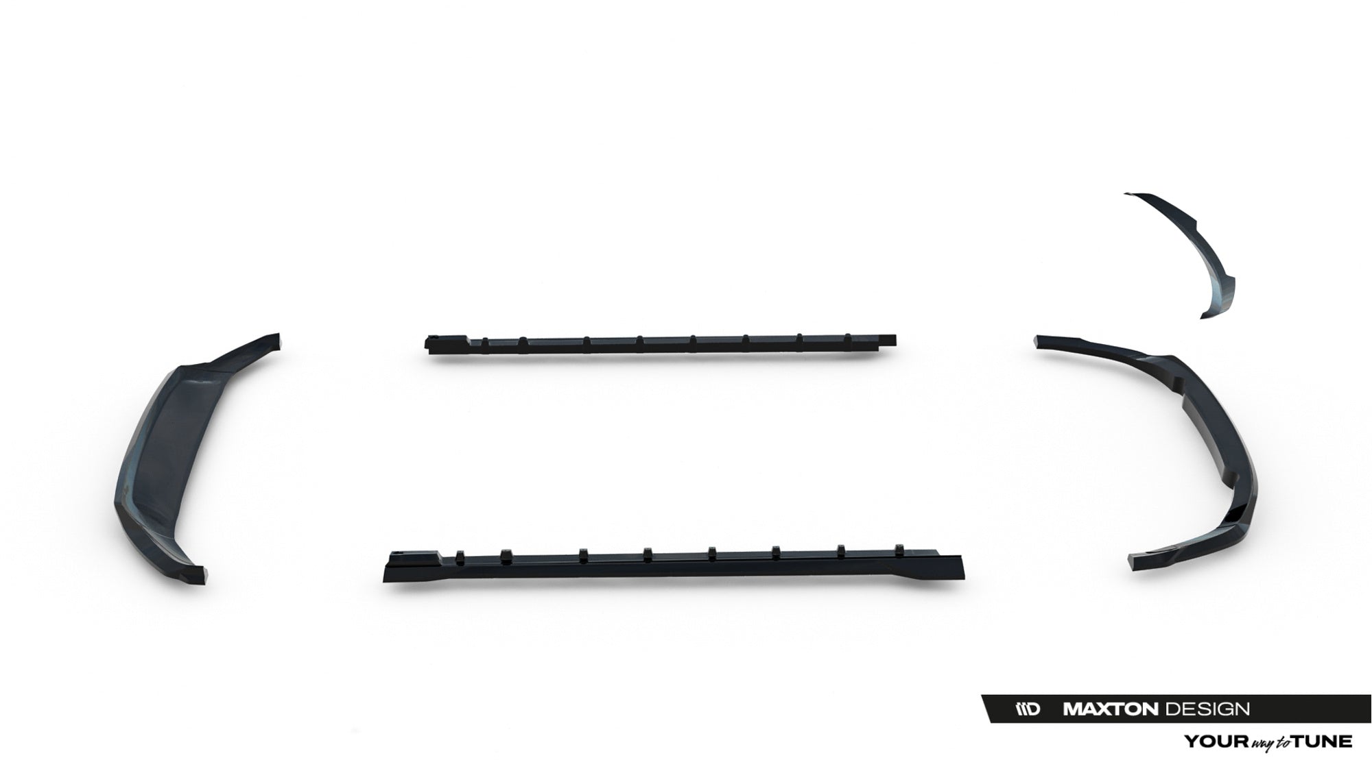 Maxton Design Set Of Splitters para Jaguar F-Pace R-Sport X761 Facelift - imagen 16