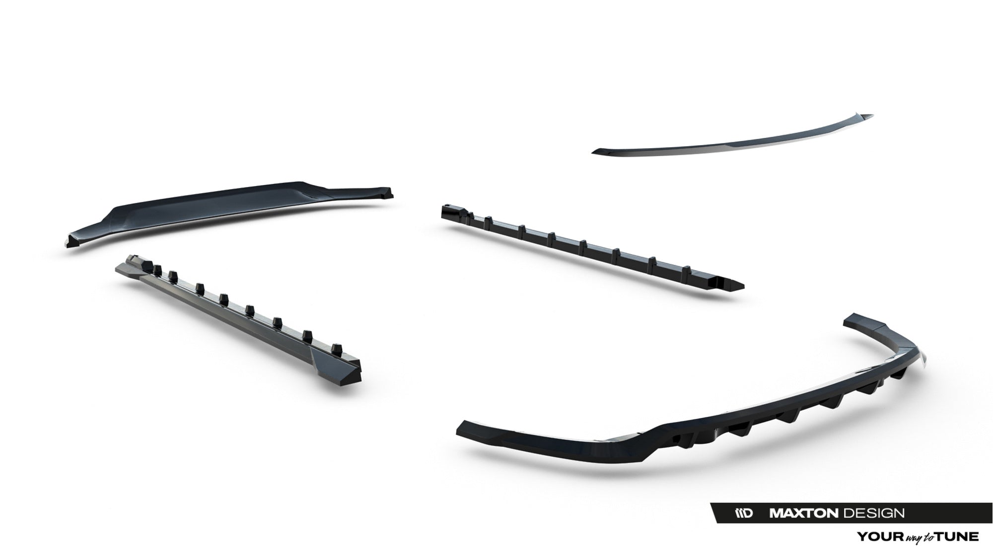 Maxton Design Set Of Splitters para Jaguar F-Pace R-Sport X761 Facelift - imagen 18