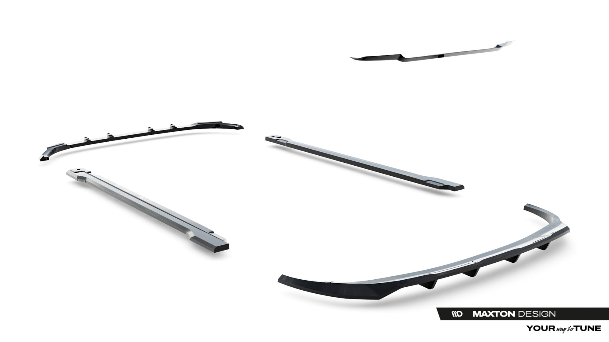 Maxton Design Set Of Splitters para Kia EV9 GT-Line Mk1 - imagen 12