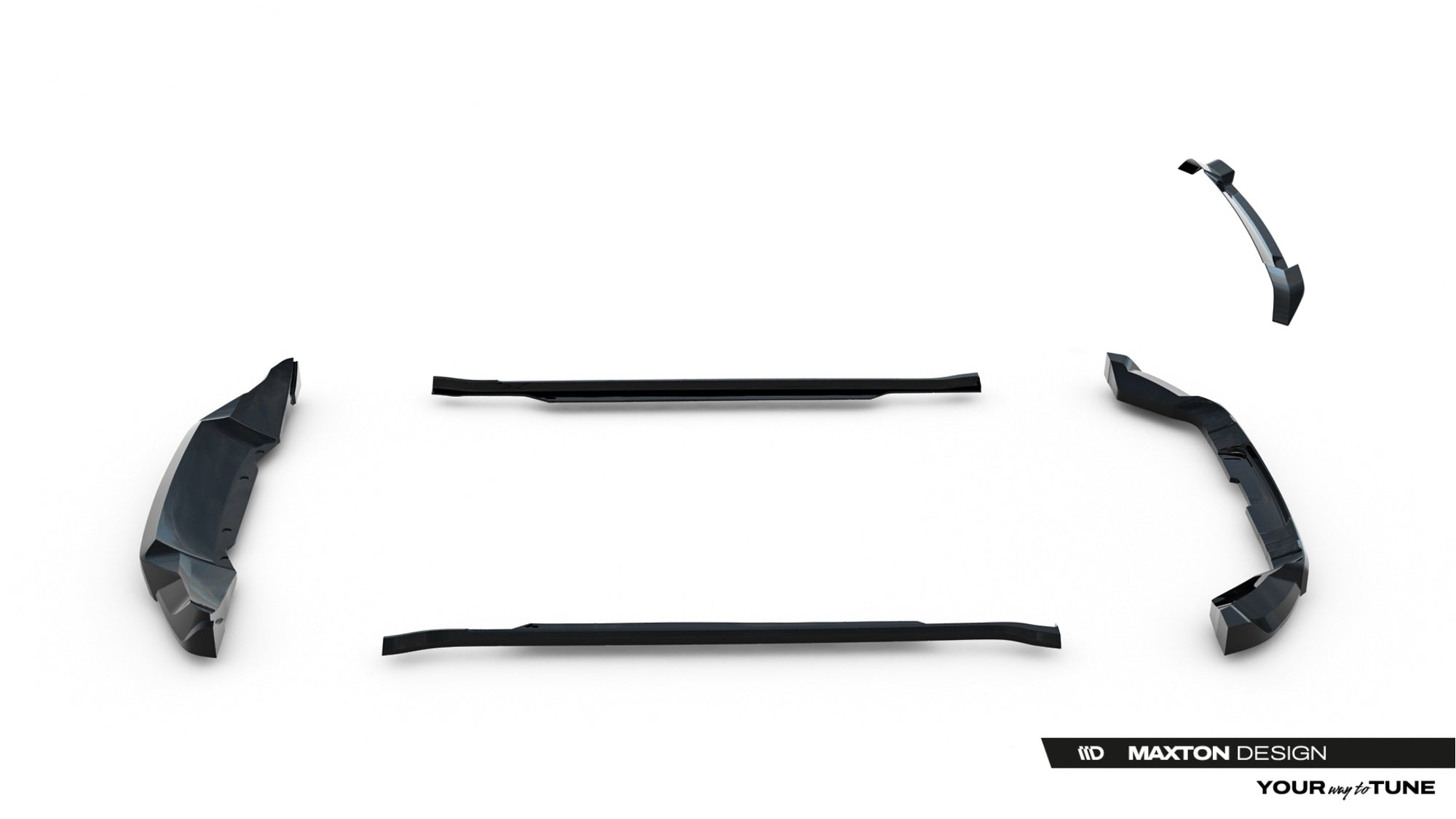 Maxton Design Set Of Splitters para Land Rover Defender 110 Mk4 - imagen 23
