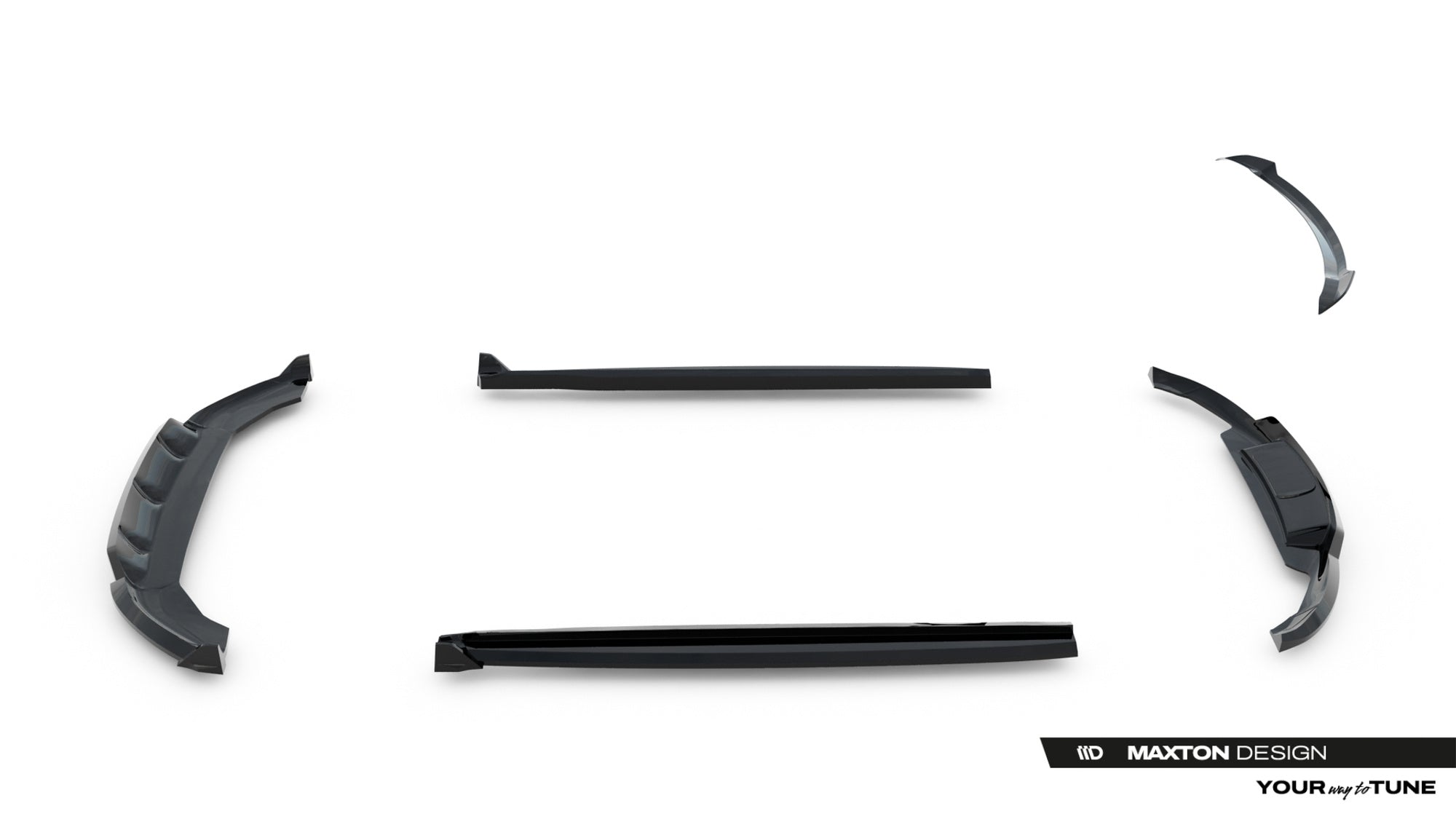 Maxton Design Set Of Splitters para Land Rover Range Rover Evoque Dynamic Mk2 - imagen 21