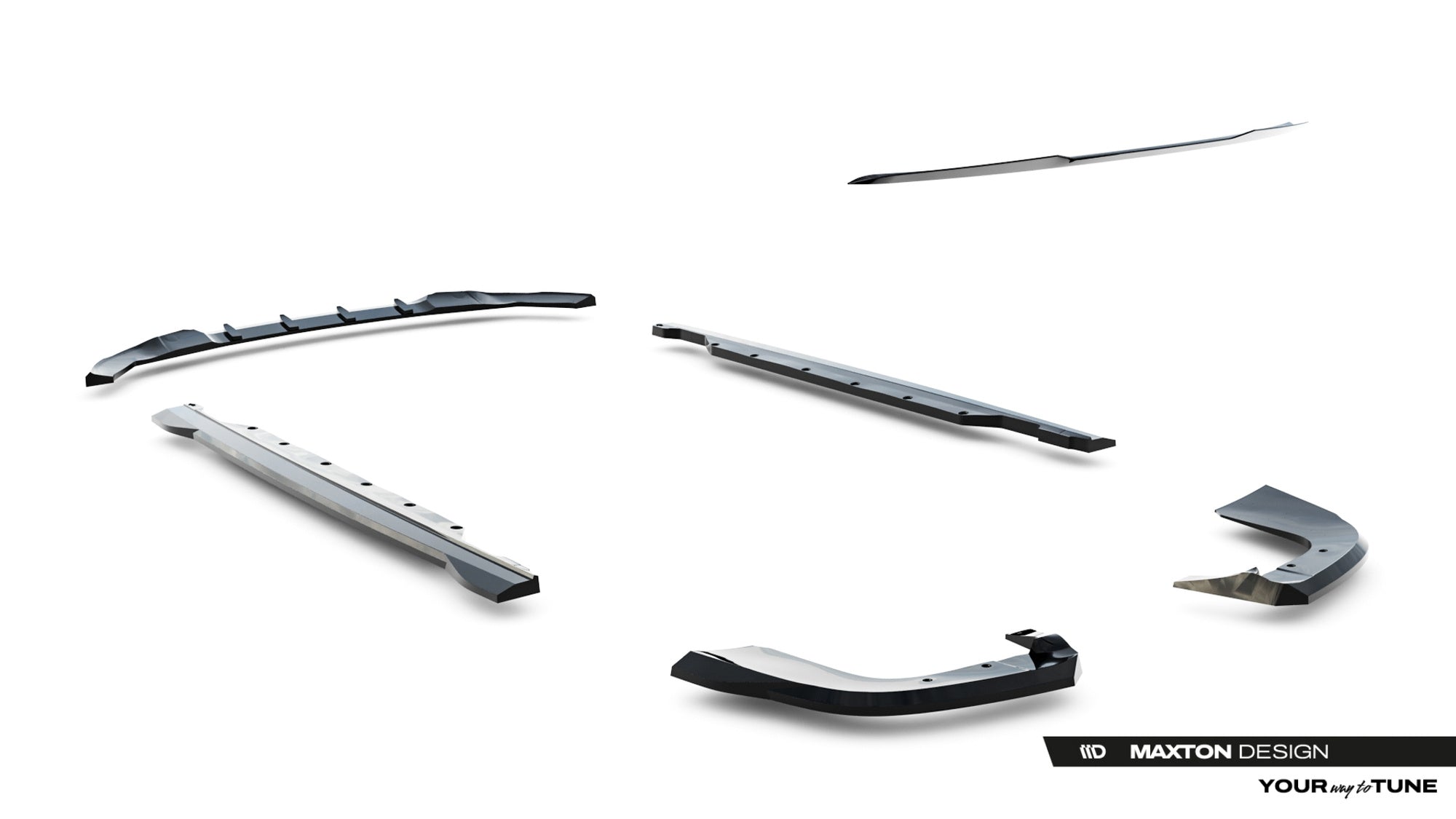 Maxton Design Set Of Splitters para Land Rover Range Rover SVR Mk2 Facelift - imagen 19