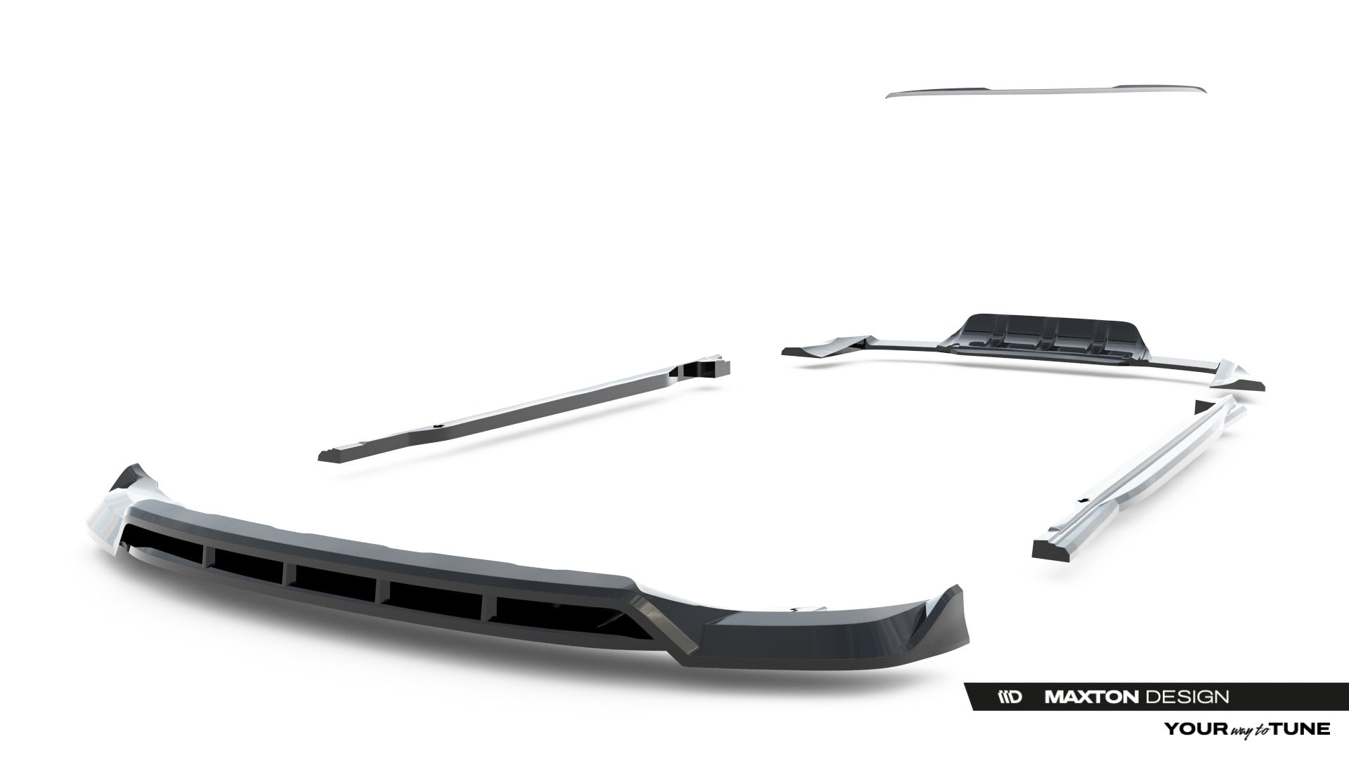 Maxton Design Set Of Splitters para Land Rover Range Rover Sport Mk2 Facelift - imagen 18