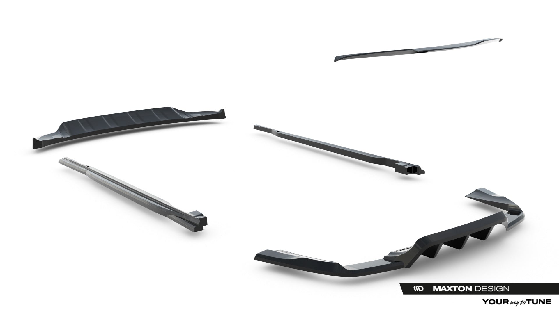 Maxton Design Set Of Splitters para Land Rover Range Rover Sport Mk2 Facelift - imagen 20