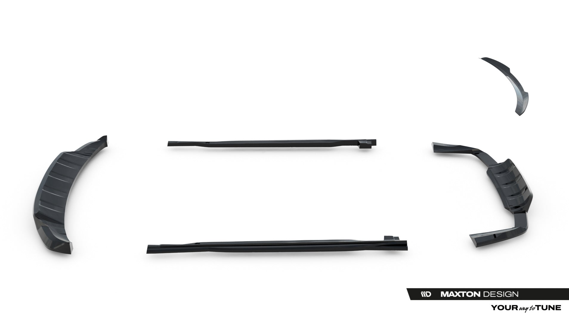 Maxton Design Set Of Splitters para Land Rover Range Rover Sport Mk2 Facelift - imagen 19