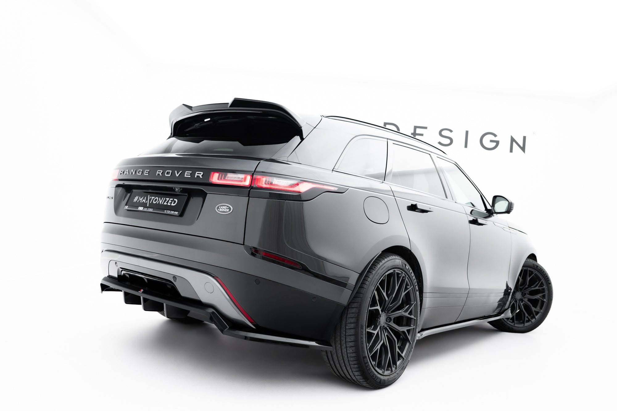 Maxton Design Set Of Splitters para Land Rover Range Rover Velar R-Dynamic Mk1 (The kit is not compatible with a towbar) - imagen 8