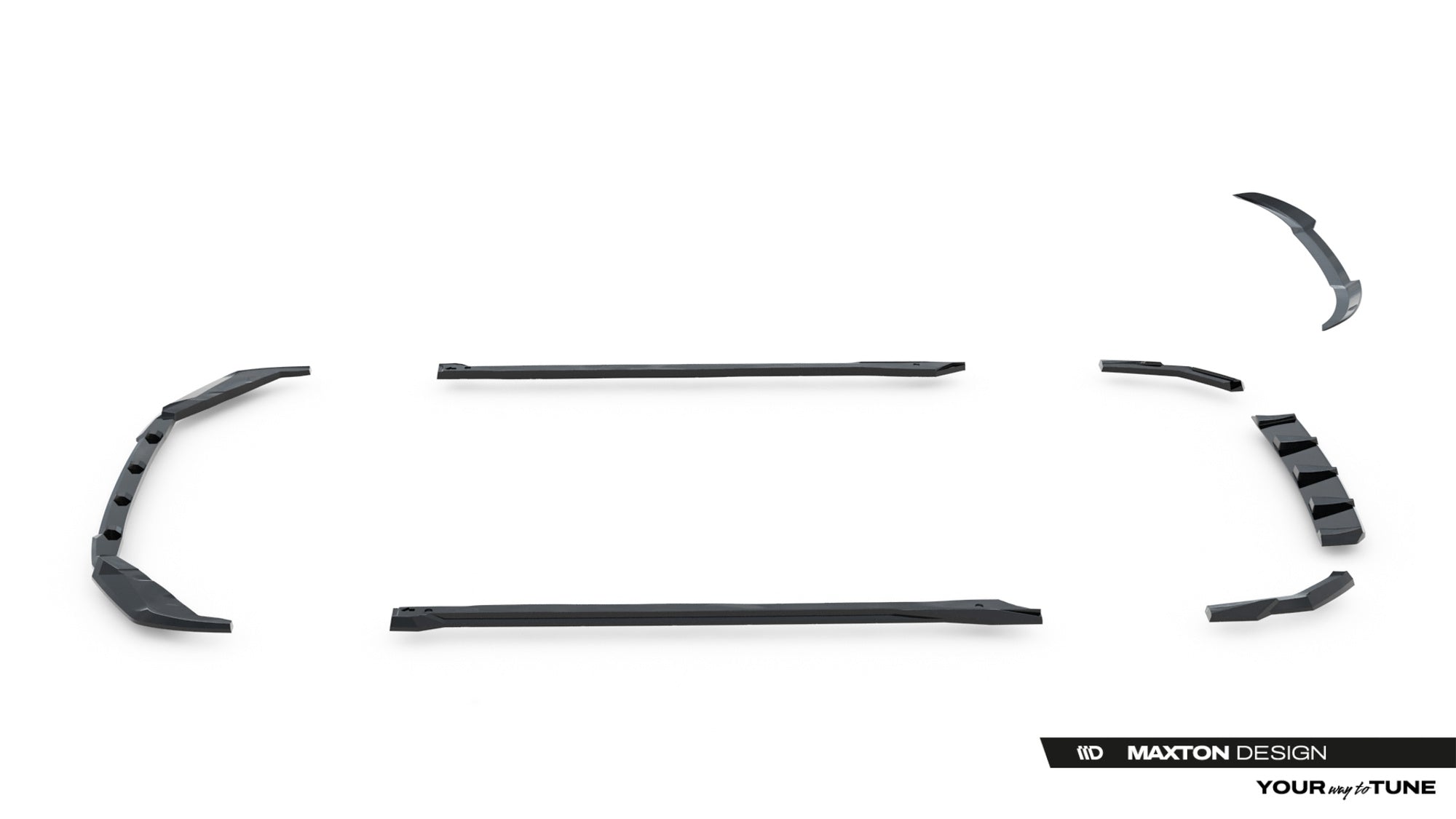 Maxton Design Set Of Splitters para Lexus IS 500 Mk3 Facelift 2 (XE30) - imagen 22