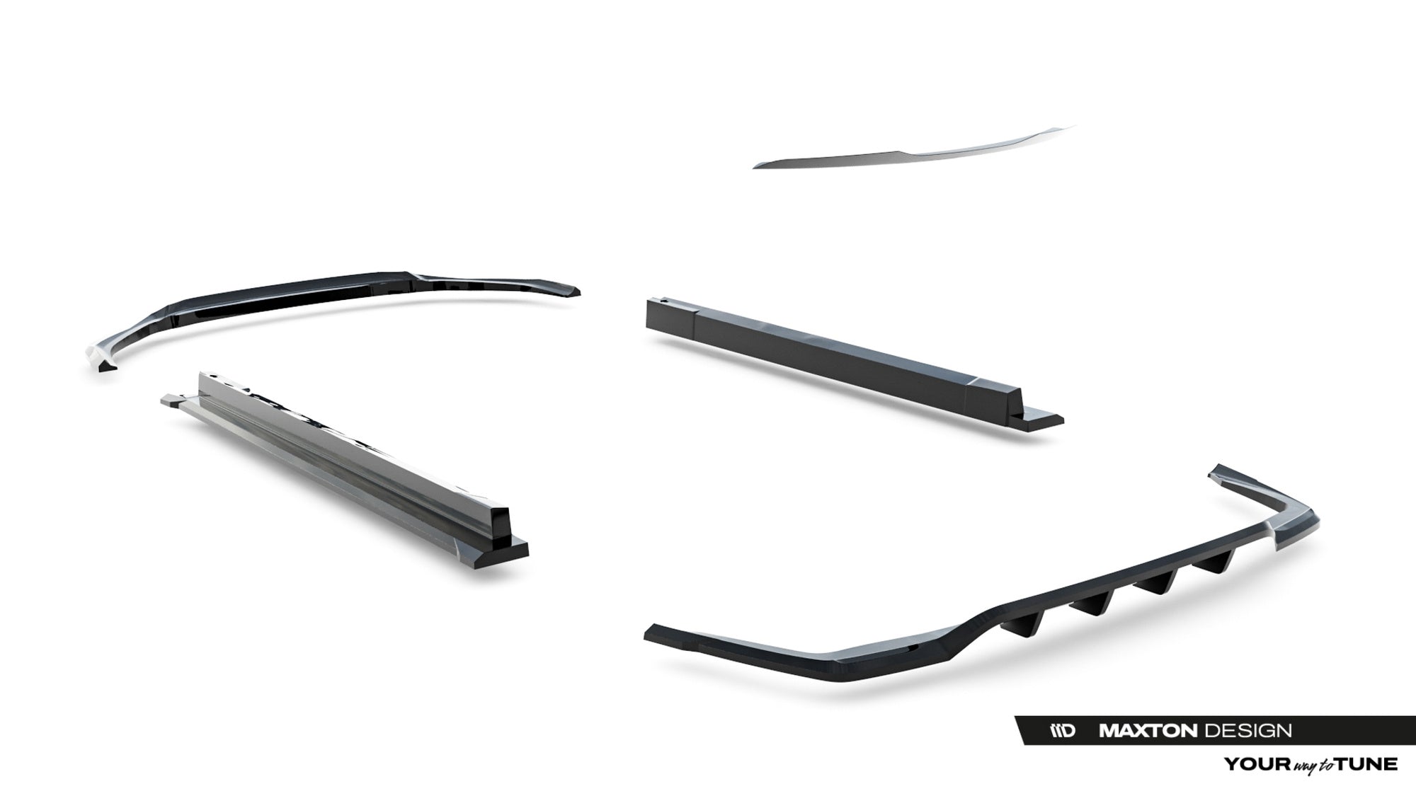 Maxton Design Set Of Splitters para Lexus RX F-Sport Mk5 - imagen 19