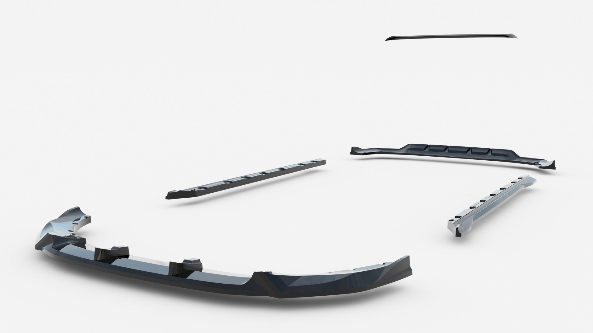 Maxton Design Set Of Splitters para MG HS Mk1 Facelift - imagen 18
