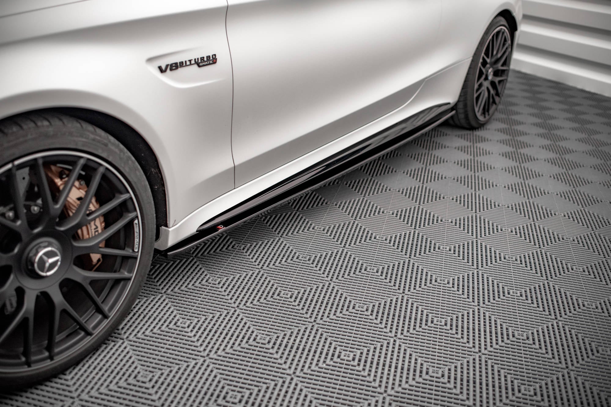 Maxton Design Set Of Splitters para Mercedes-AMG C 63 Coupe AMG Aero Pack C205 Facelift - imagen 4