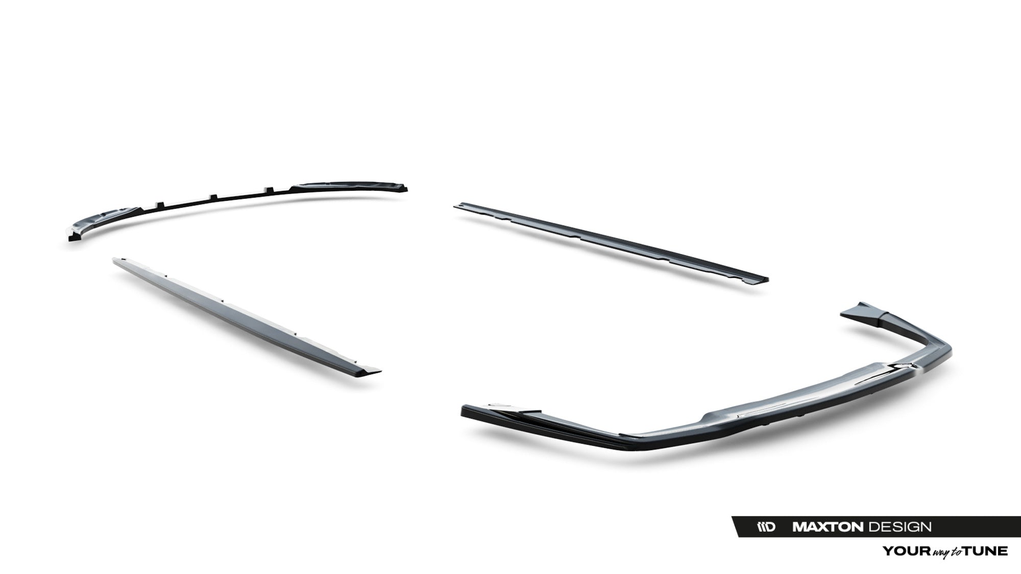 Maxton Design Set Of Splitters para Mercedes-AMG C 63 Coupe AMG Aero Pack C205 Facelift - imagen 9