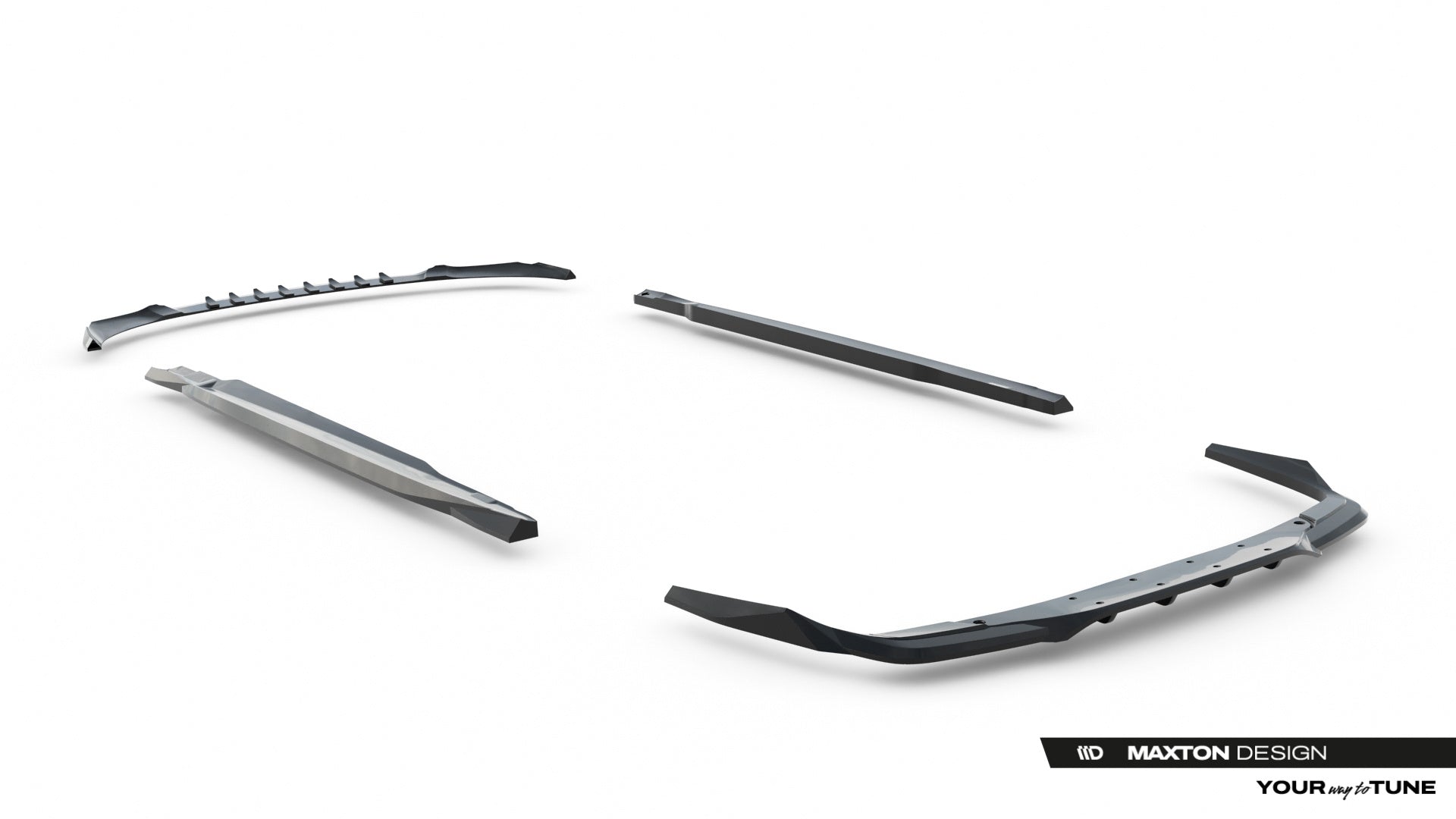 Maxton Design Set Of Splitters para Mercedes-AMG C63 Sedan / Estate W206 / S206 - imagen 16