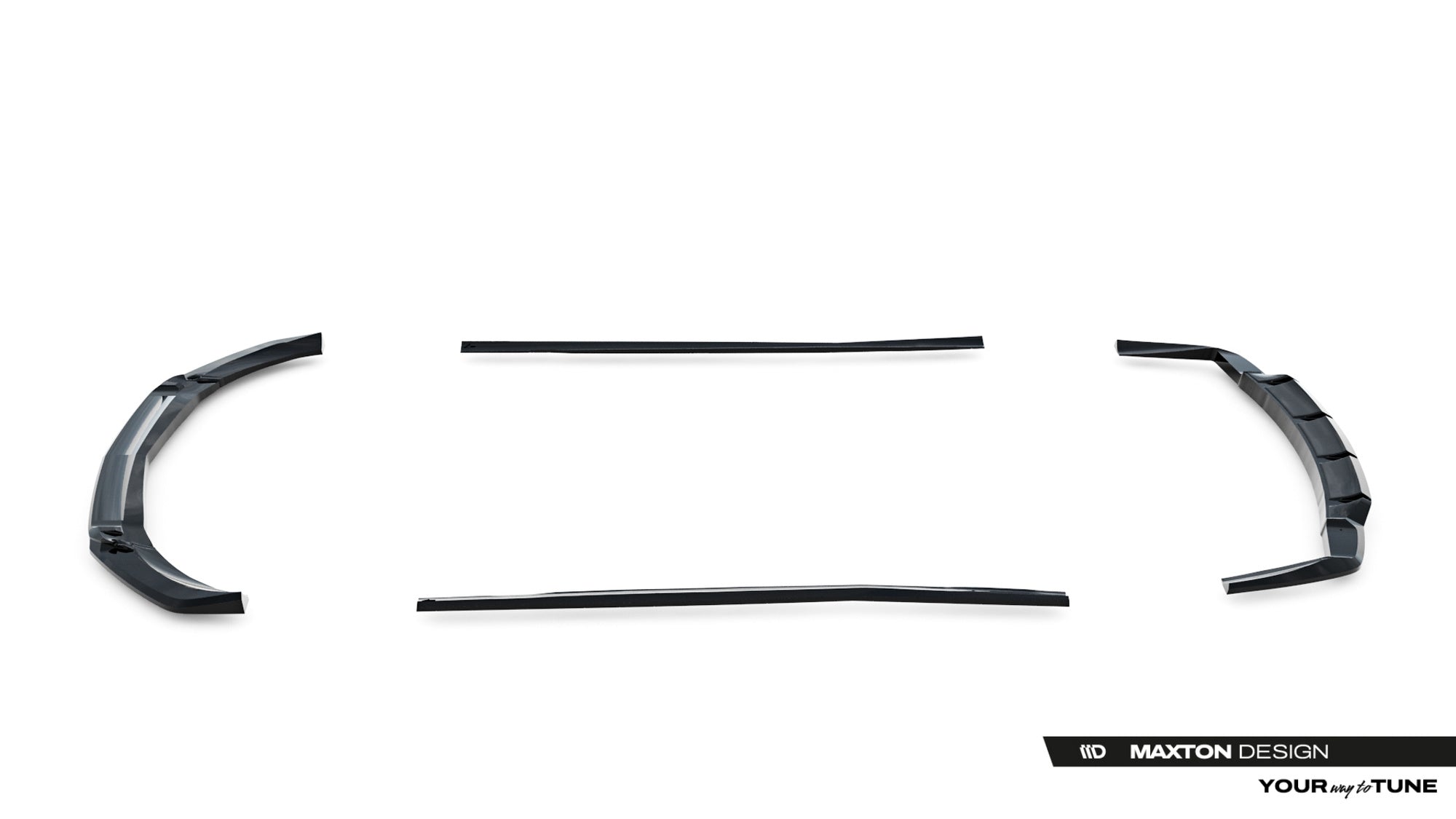 Maxton Design Set Of Splitters para Mercedes-AMG CLA 45 Aero C117 Facelift - imagen 12