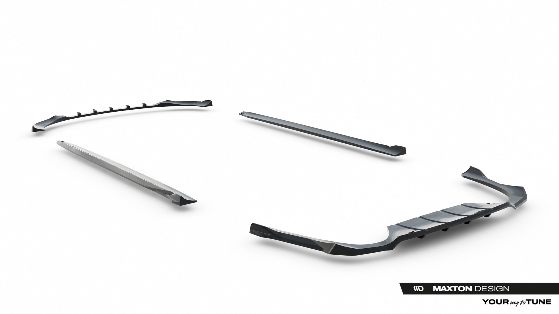 Maxton Design Set Of Splitters para Mercedes-AMG E53 Sedan W214 - imagen 17