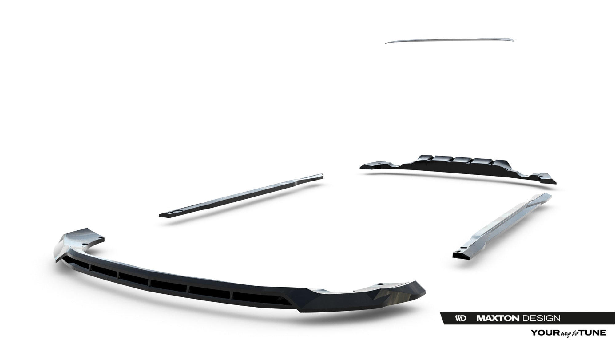Maxton Design Set Of Splitters para Mercedes-AMG GLA 35 H247 Facelift - imagen 21