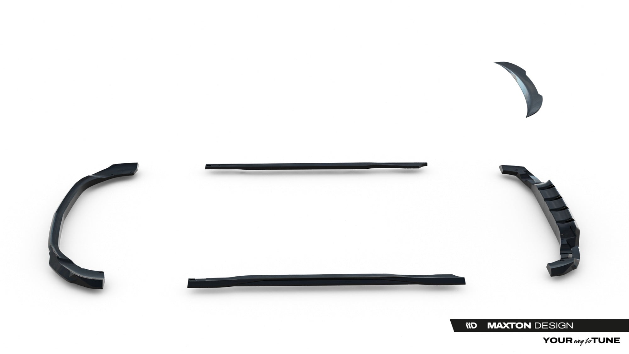 Maxton Design Set Of Splitters para Mercedes-AMG GLA 35 H247 Facelift - imagen 22