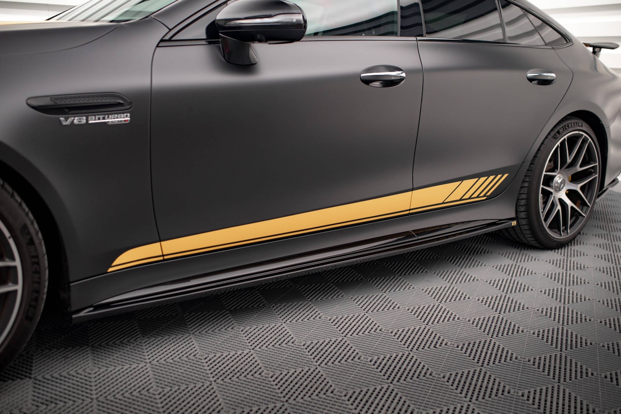 Maxton Design Set Of Splitters para Mercedes-AMG GT 63S 4 Door Coupe Aero X290 - imagen 4
