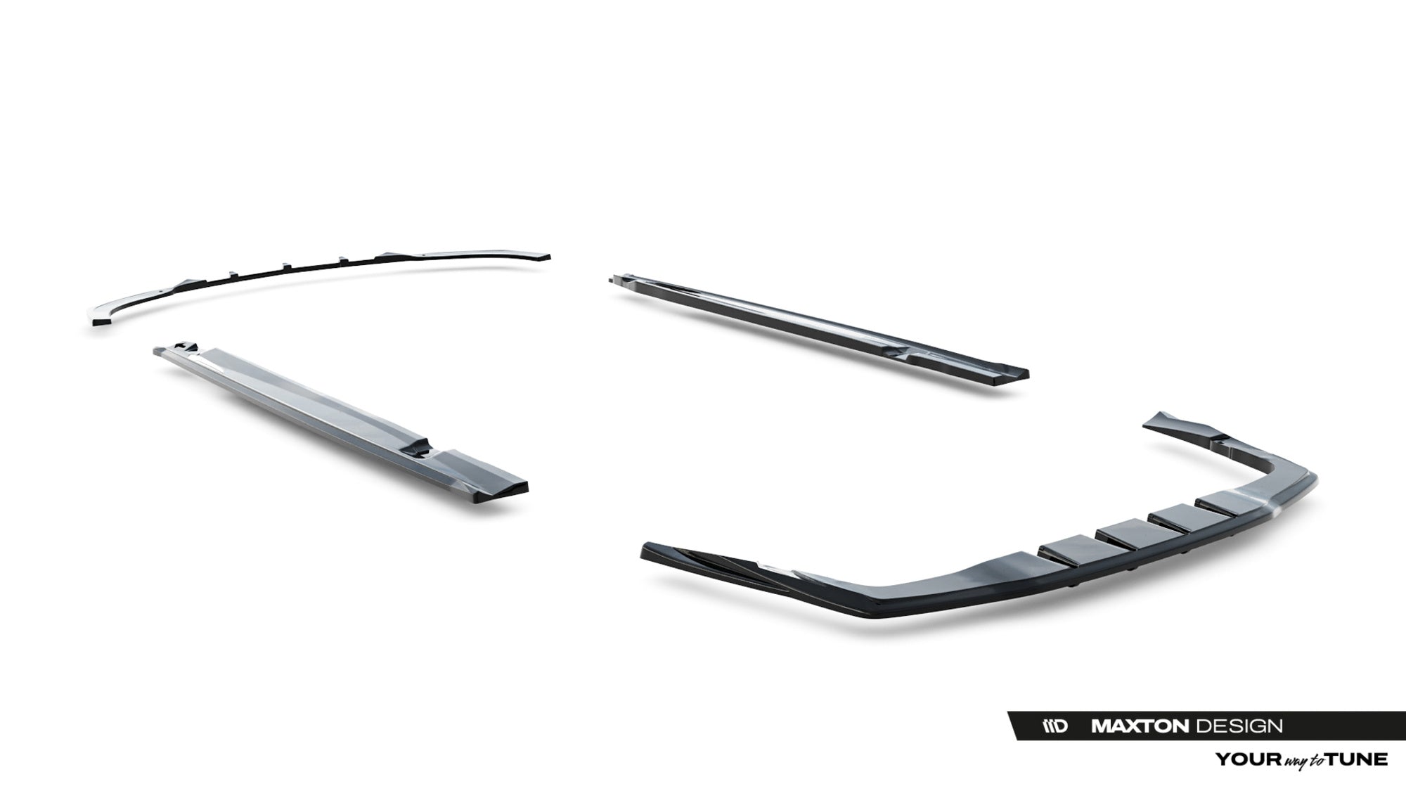 Maxton Design Set Of Splitters para Mercedes-AMG GT 63S 4 Door Coupe Aero X290 - imagen 12