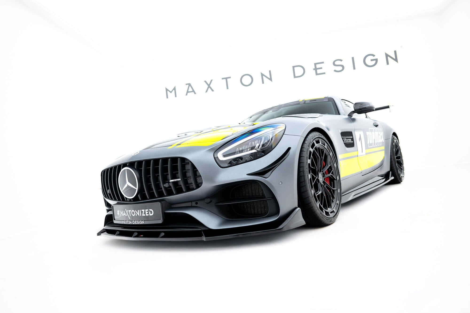 Maxton Design Set Of Splitters para Mercedes-AMG GT C C190 Facelift - imagen 6