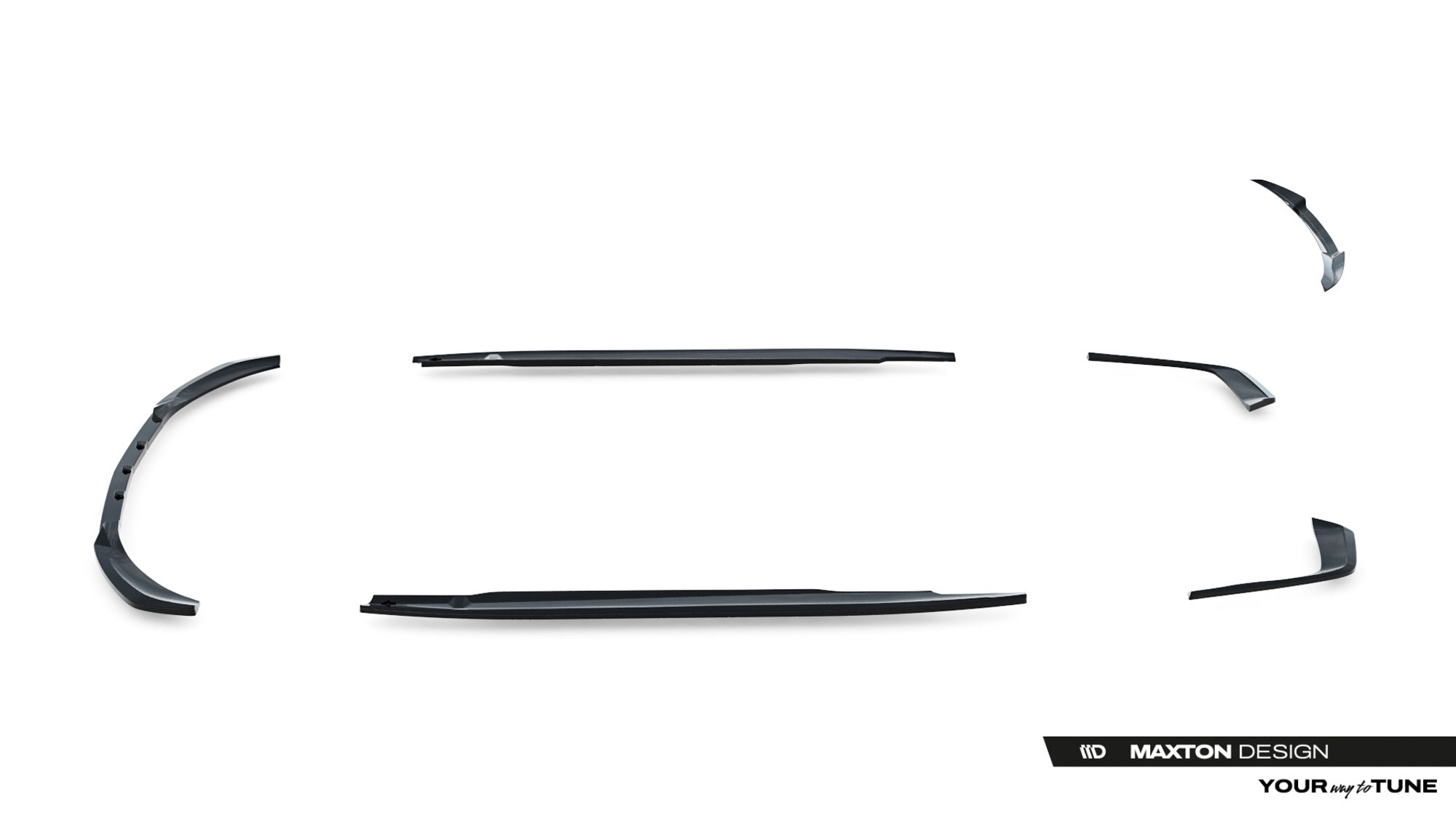 Maxton Design Set Of Splitters para Mercedes-Benz C Estate AMG-Line / 43 AMG S206 - imagen 14